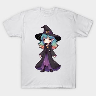 Cute anime witch design T-Shirt